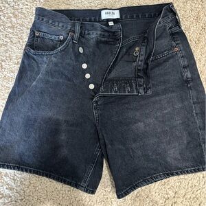 Women’s High-Rise Agolde Black Denim Jeans